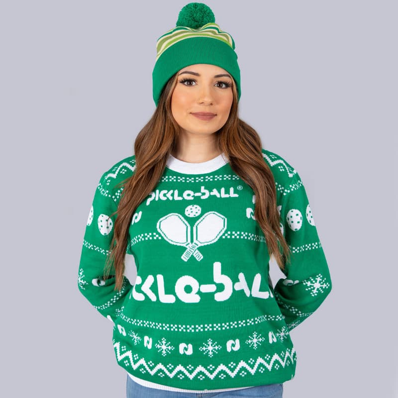 Heritage Pickle-ball Holiday Sweater - Unisex