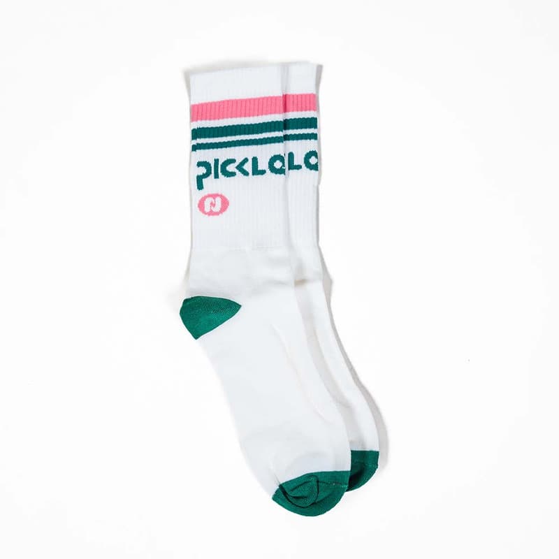 Heritage Pickle-ball Stripe Crew Socks