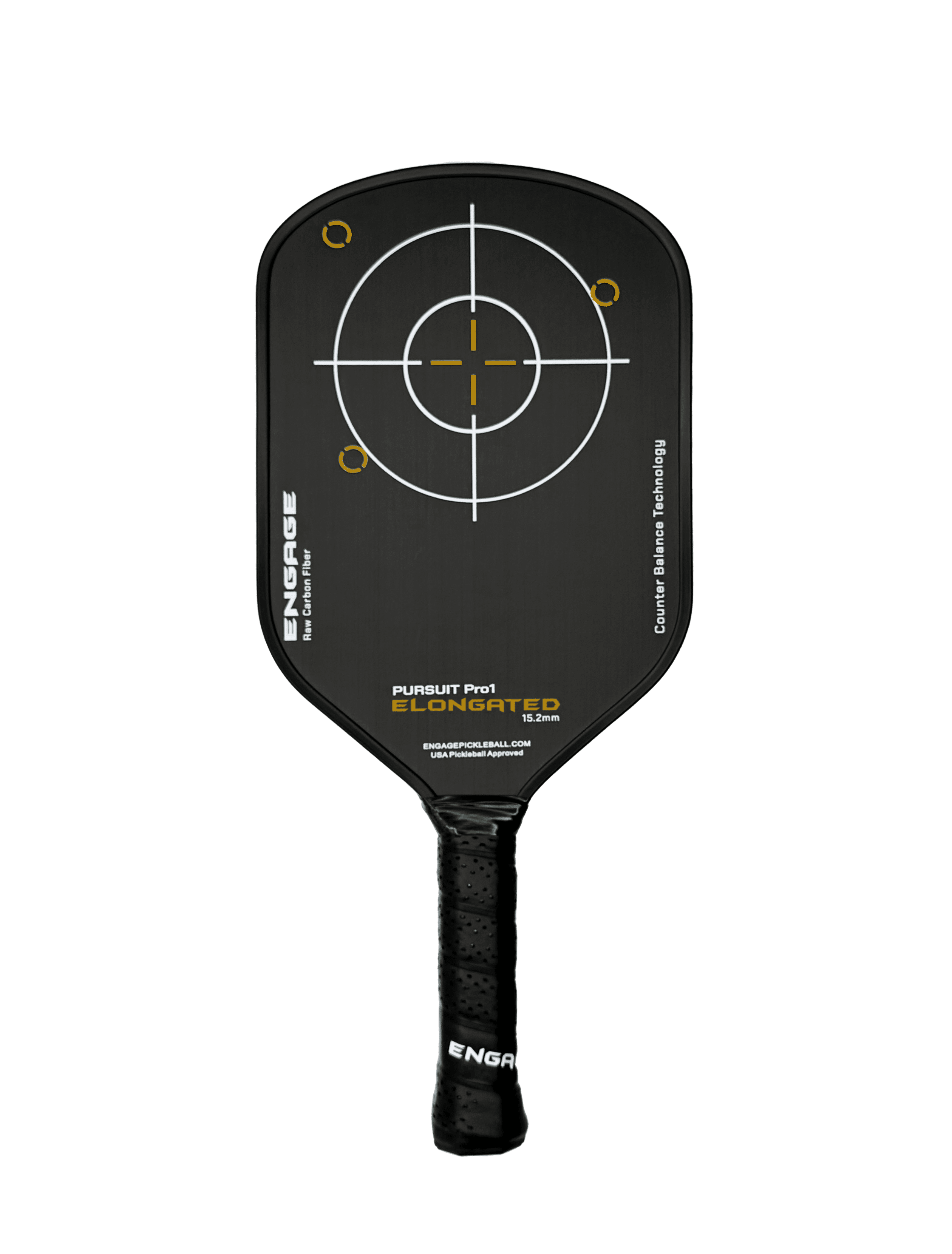 NEW GRAPHIC. Pursuit Pro1 Elongated 15.2 Power Series | Raw Carbon Fiber