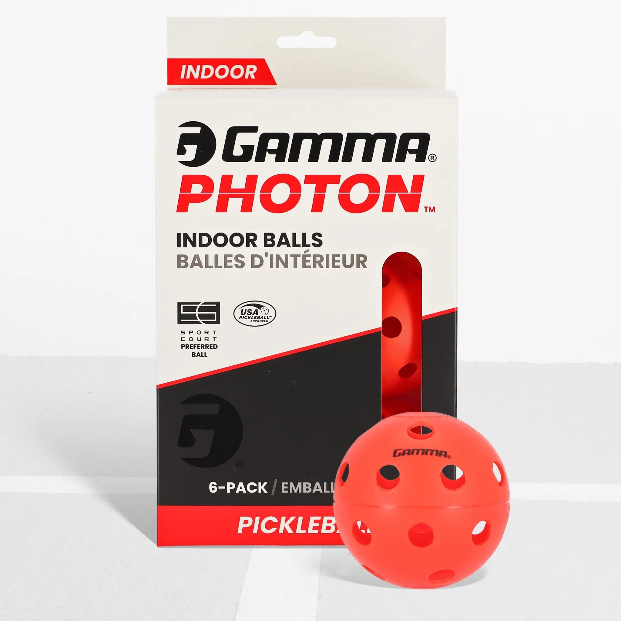Photon Indoor Pickleball Red